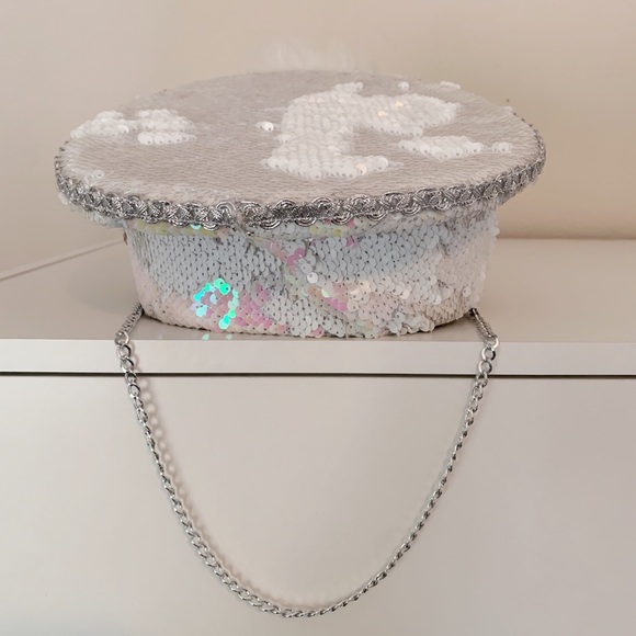 ❤️SOLD❤️ Handmade Festival Bling Captain Hat - Picture 7 of 9